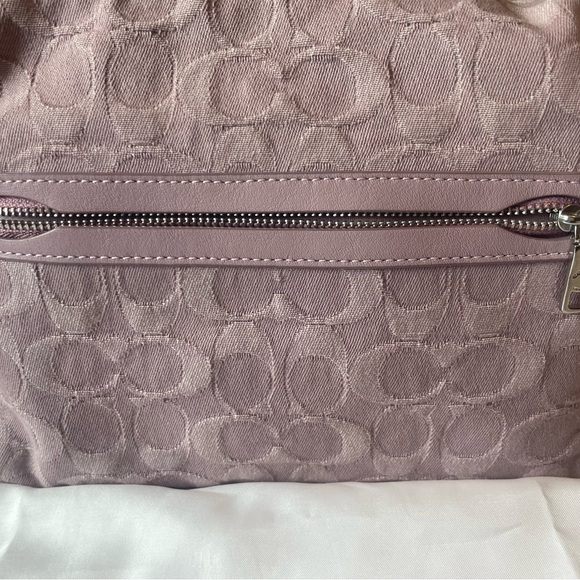 Coach Soft Tabby in Pale Purple/Pink Denim Bag - Picture 5 of 13